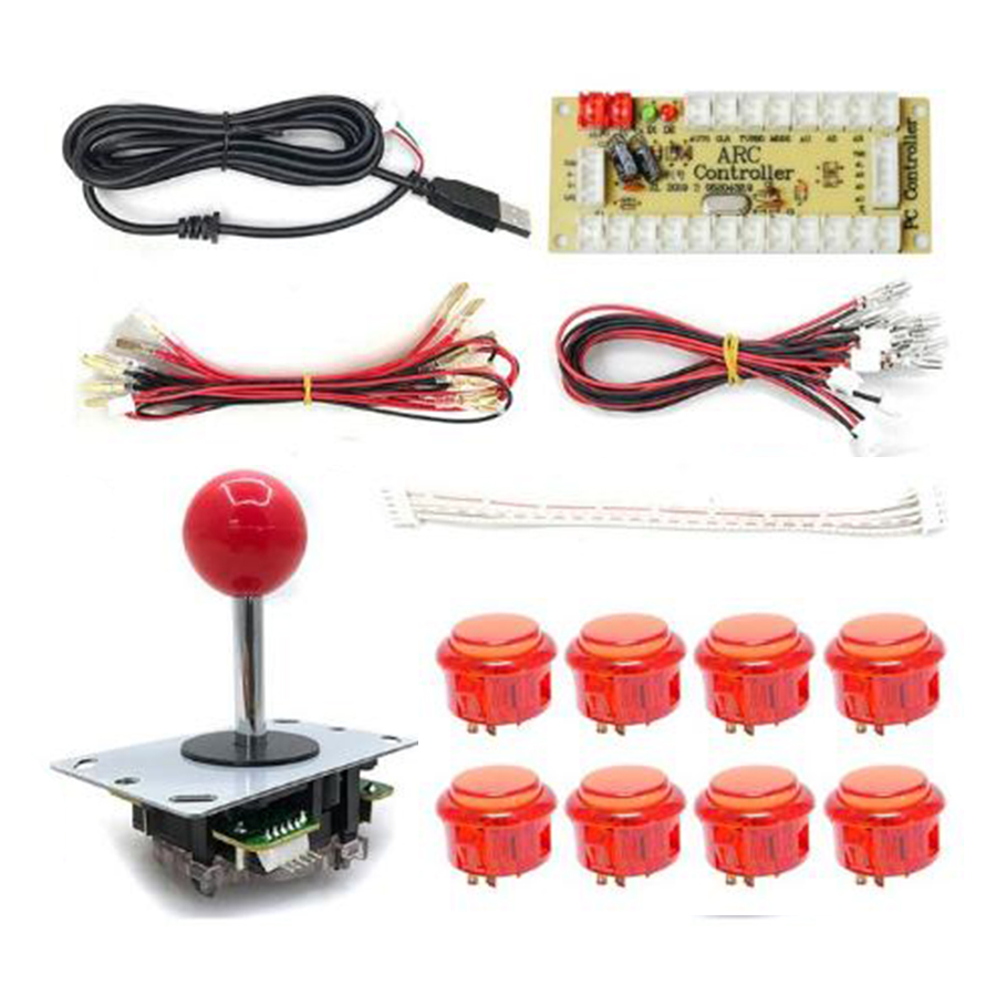 Arcade Game Jackpot - SANWA Spielautomaten-Konsole DIY-Kit 8-Wege-Joystick Drucktasten für