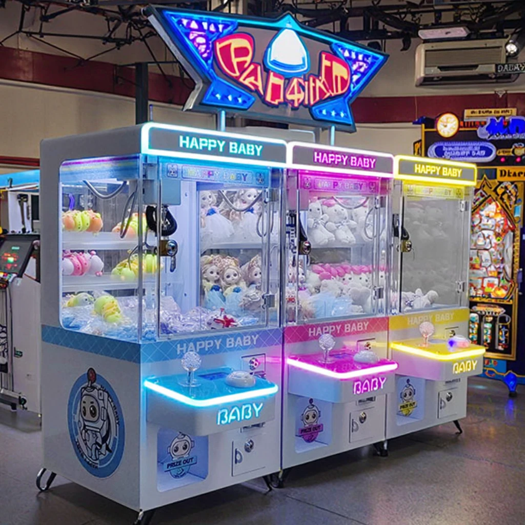 Arcade Toy Vending Machine - Mini-Münzautomat mit Greifarm für Plüschtiere und